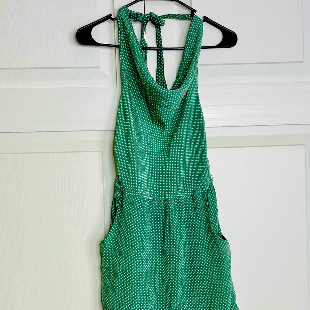 Mint halter dress sm